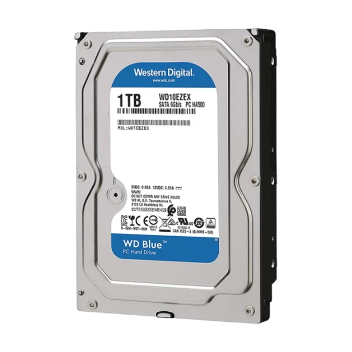 მყარი დისკი WD Blue 1TB Desktop Hard Disk Drive - 7200 RPM SATA 6Gb/s 64MB