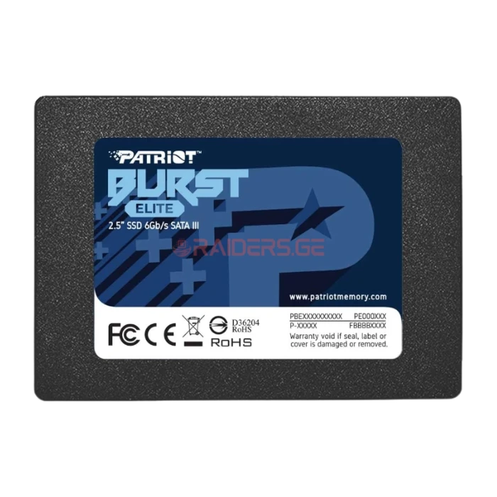 SSD დისკი Patriot Memory Burst Elite SATA 3 240GB SSD 2.5"